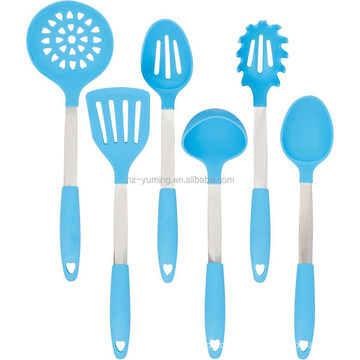 silicone spaghetti serving spoon and pasta server/new design kitchen utensils/non-stick surface silicone kitchen tools